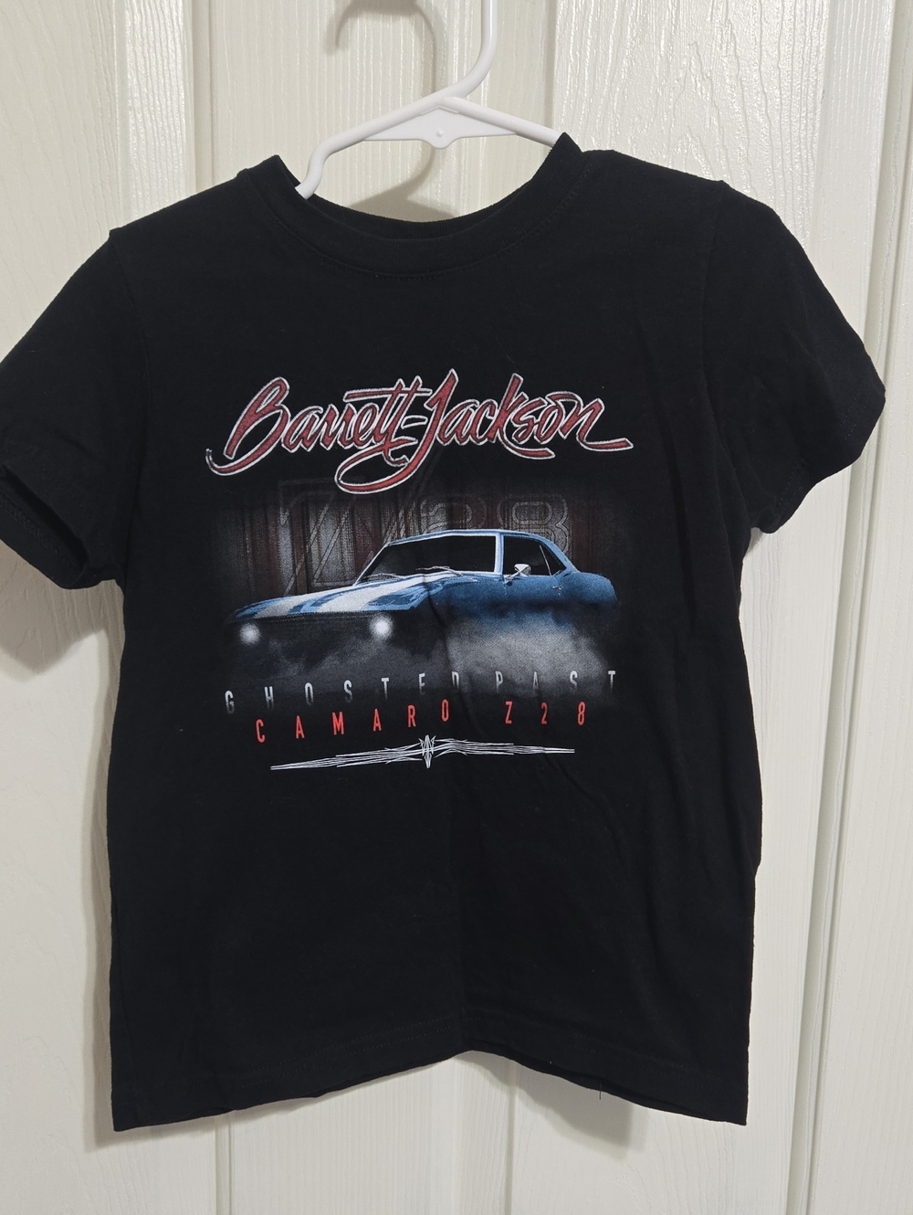 Barrett Jackson black camaro shirt